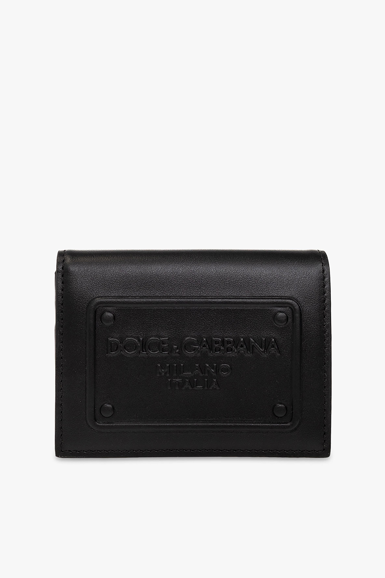 Black Leather card holder Dolce & Gabbana - Vitkac Japan